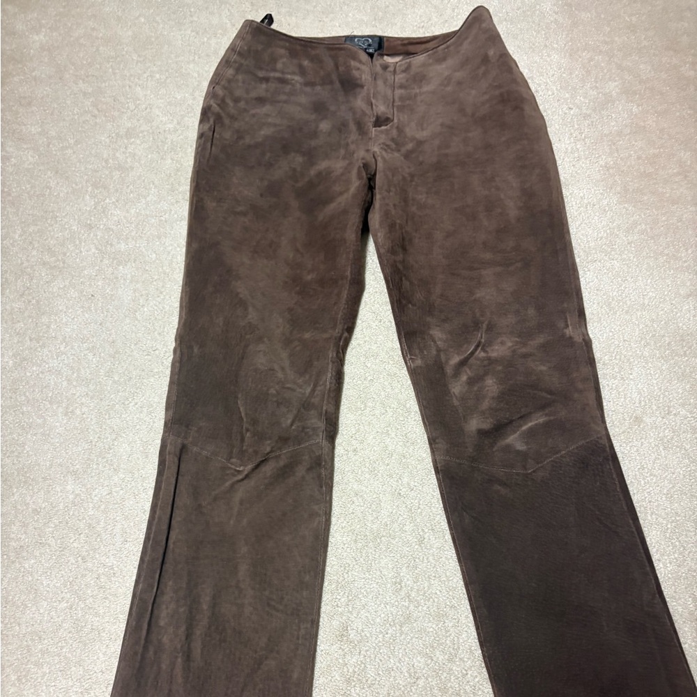 Women’s Brown Suede Pants